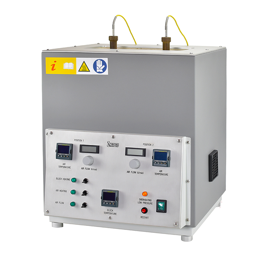 Aparat do określania strat parowania smarów w szerokim zakresie temperatur